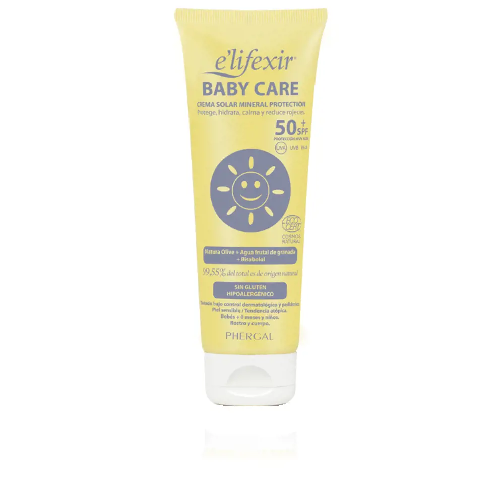 

Солнцезащитный крем Baby Care Crema Solar Mineral Protection Spf50+ E'Lifexir, 100 мл