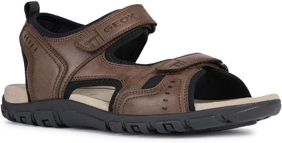

Мужские сандалии Geox Uomo Strada с открытым носком, коричневый