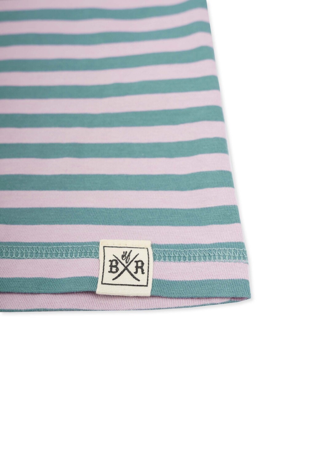 Лонгслив Band of Rascals Striped, цвет chinois green faded pink — фото 4