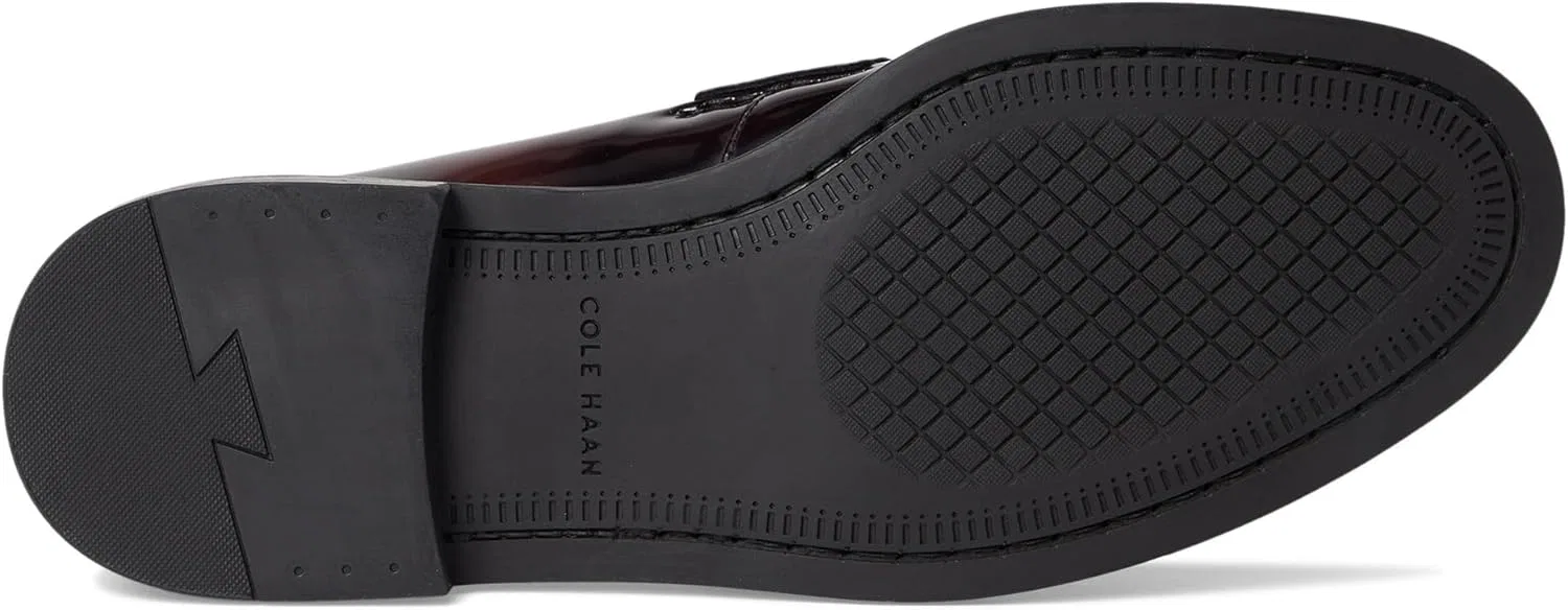 Лоферы Cole Haan, Burgundy Box Brush Off/Black — фото 4