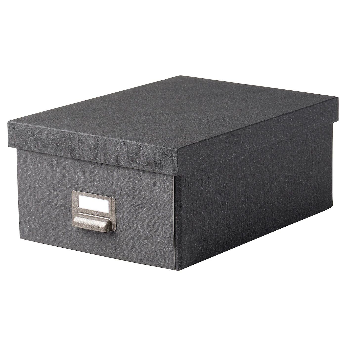 

Коробка с крышкой, темно-серая, 25х36х15 см, TJOG IKEA