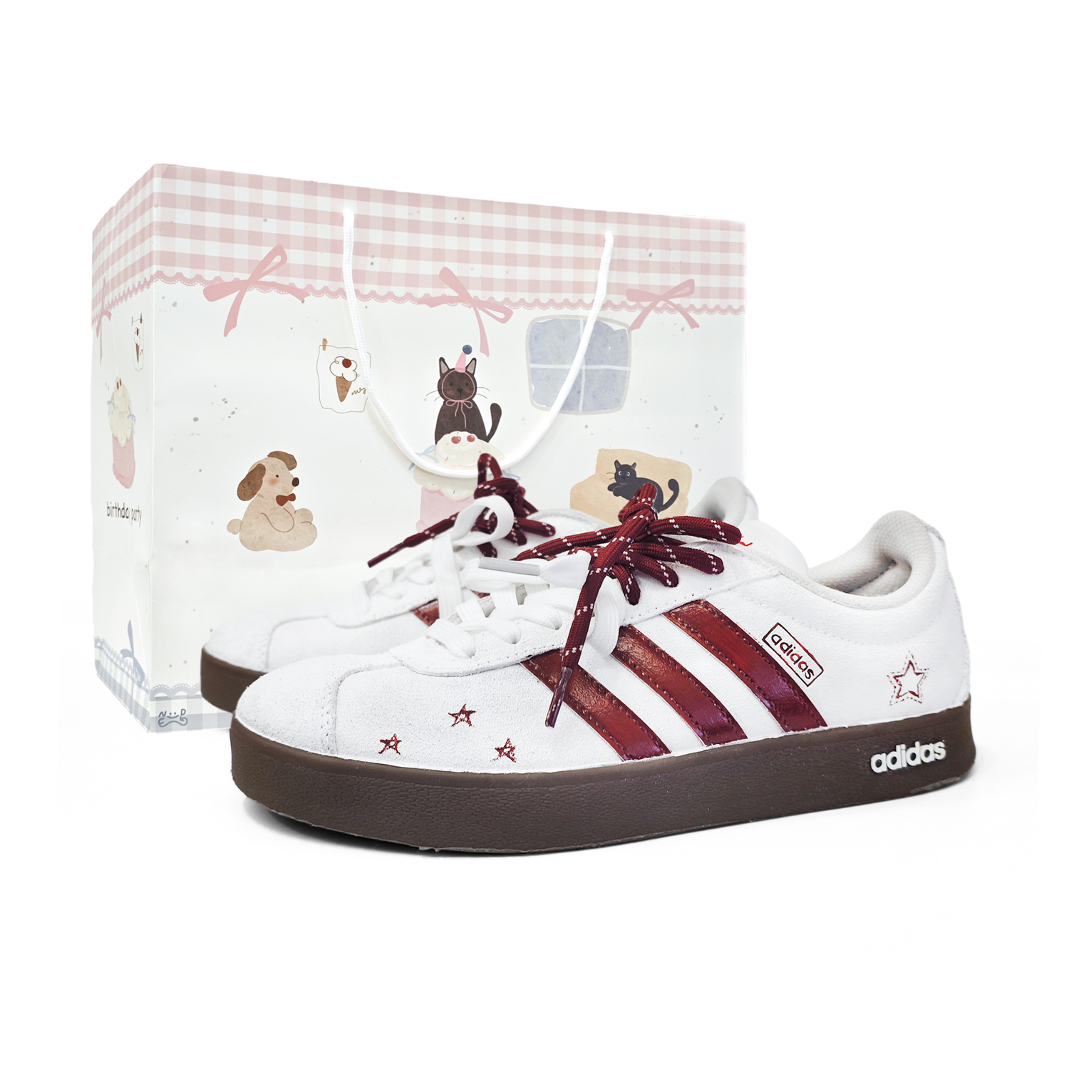 

VL COURT 20 Abrasion Resistant Low top Unisex кроссовки для скейтбординга белые Adidas, белый