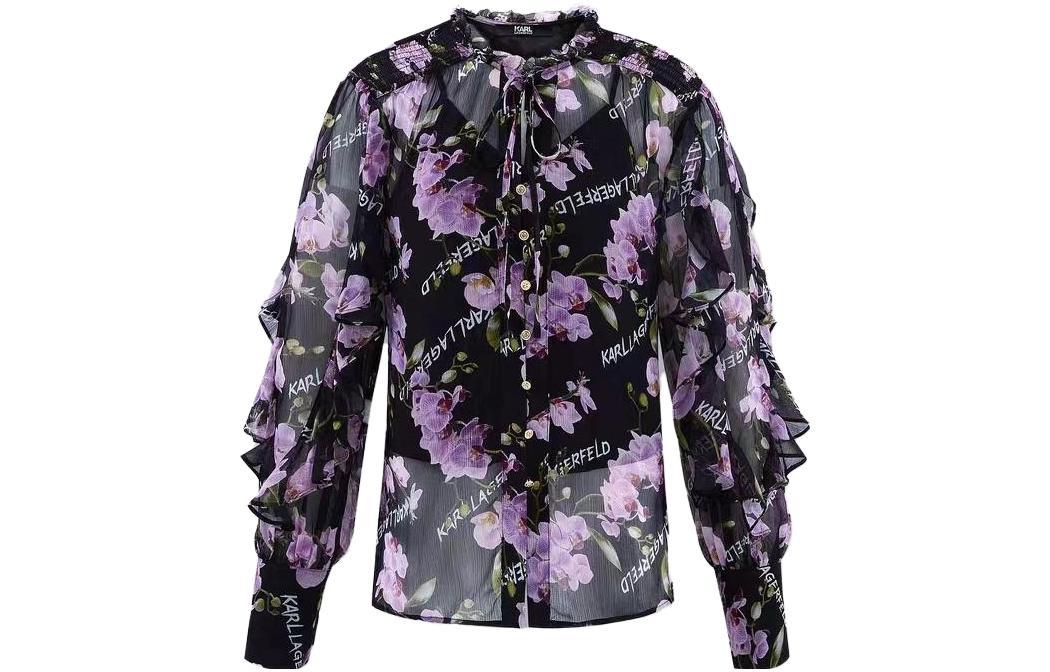 

KARL LAGERFELD / Karl Lagerfeld Jeans Рубашка KARL LAGERFELD женская Multicolor