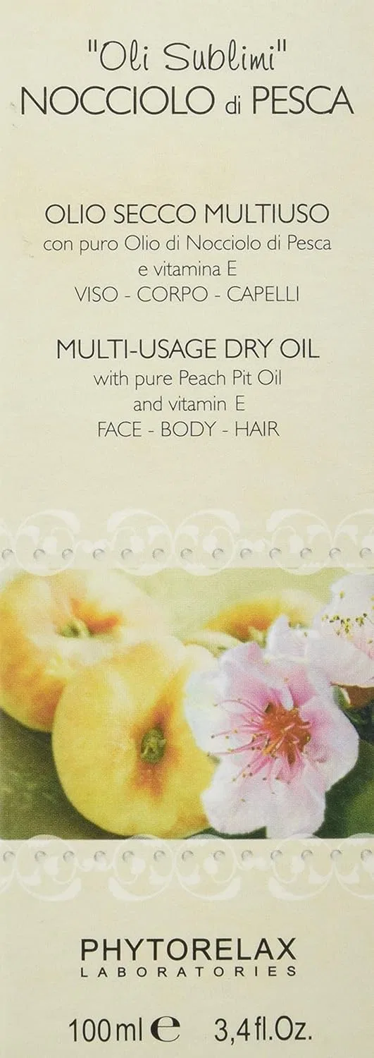 Сухое масло для лица, тела и волос с персиковой косточкой Phytorelax Phytorelax — фото 3