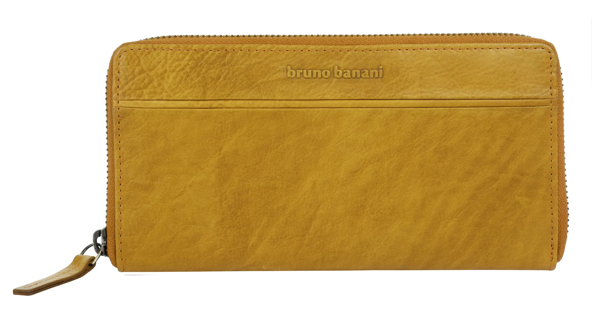 

Кошелек Bruno Banani, натуральная кожа, желтый