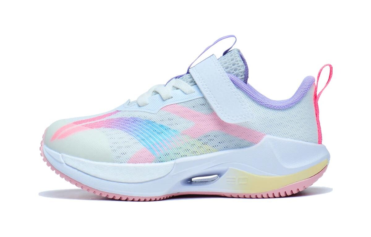 

Кроссовки детские Super Light 20 PS Low-top белые/розовые Lining Young
