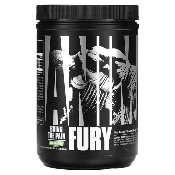 

Добавка Animal Fury, зеленое яблоко