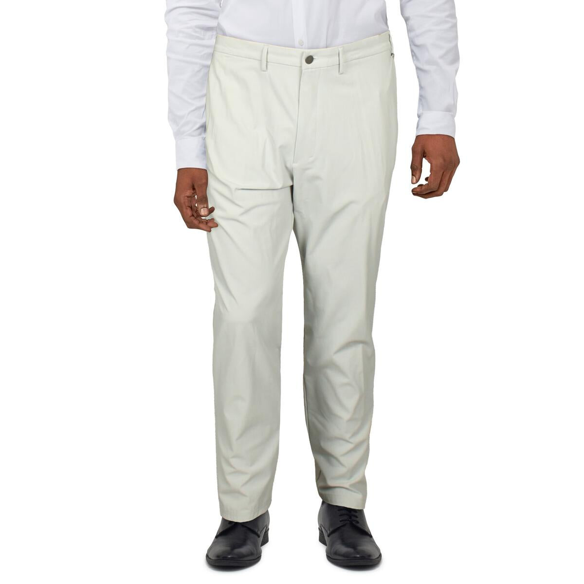 

Мужские брюки Slim Fit, устойчивые к морщинам Calvin Klein, цвет Light Grey