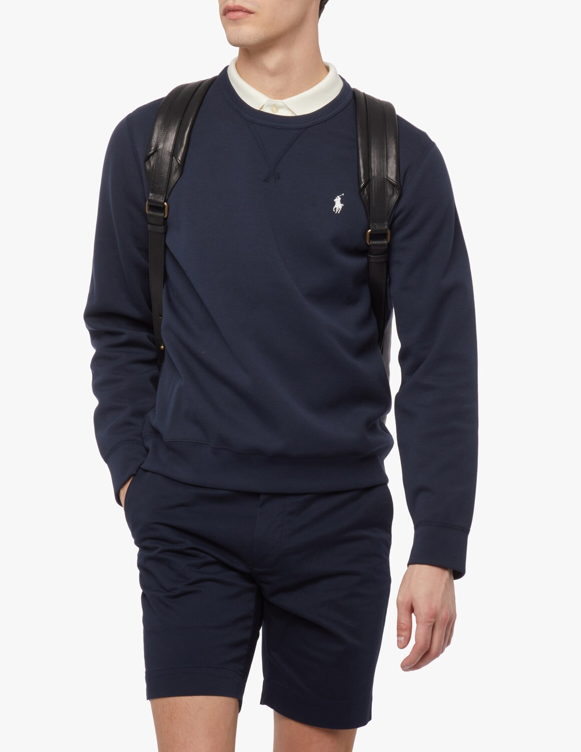 Толстовка с круглым вырезом и двойным узлом Ralph Lauren, цвет Aviator Navy — фото 2