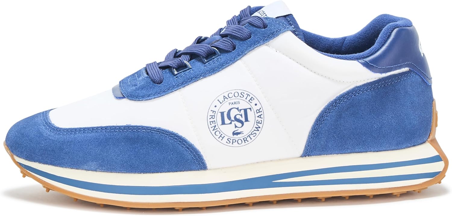 Мужские кроссовки Lacoste L-Spin, белый/синий/темно-синий — фото 2