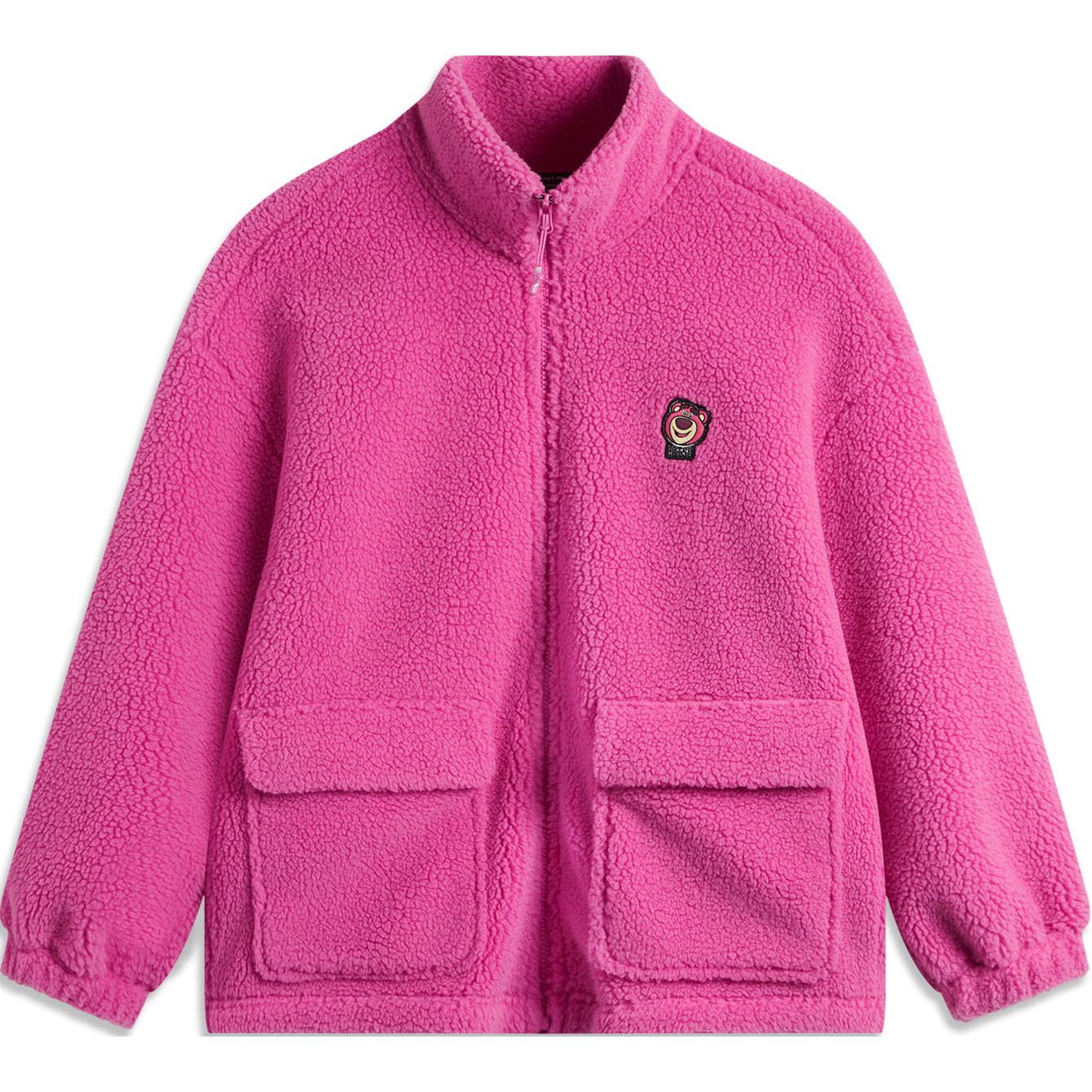 

LINING Дисней бархатное пальто женское розово-фиолетовое, Rose Purple