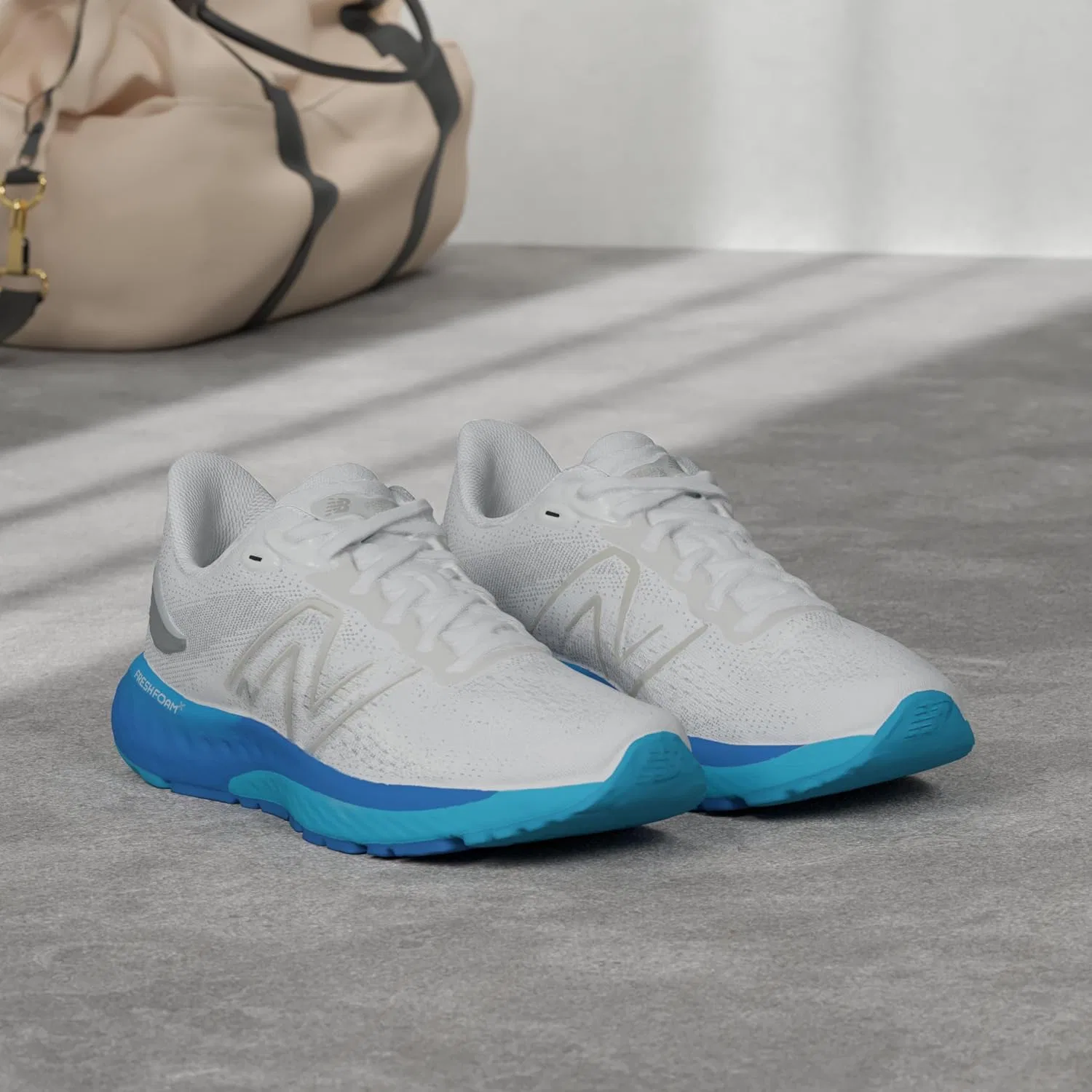 Кроссовки детские New Balance 574 New-b V2 Familiar Ground, цвет White/Vibrant Sky/Serene Blue — фото 2