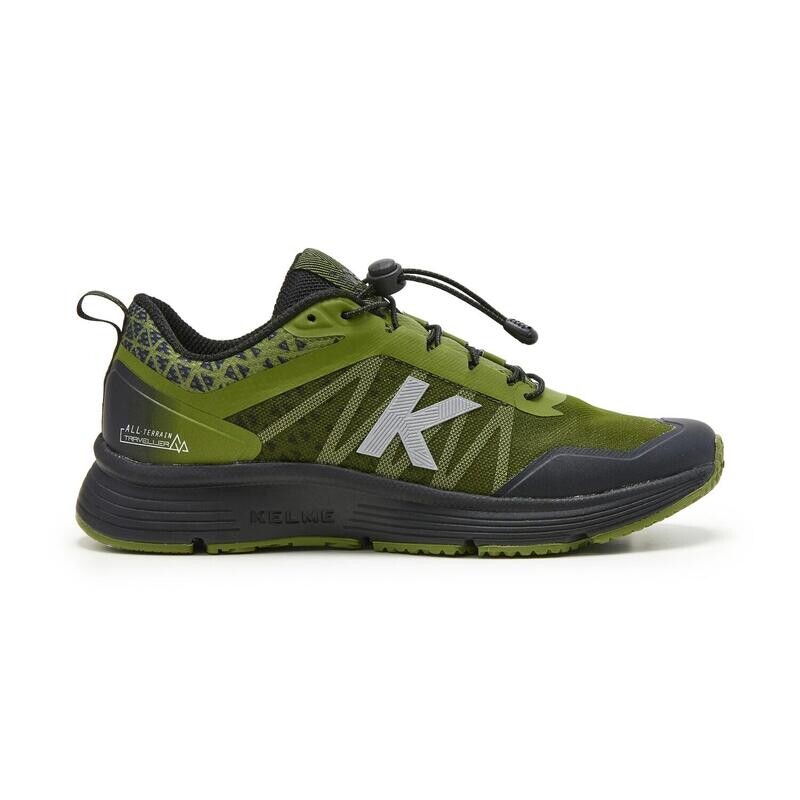 

Зеленые кроссовки унисекс Kelme World Travel для бега, Зеленый, Зеленые кроссовки унисекс Kelme World Travel для бега