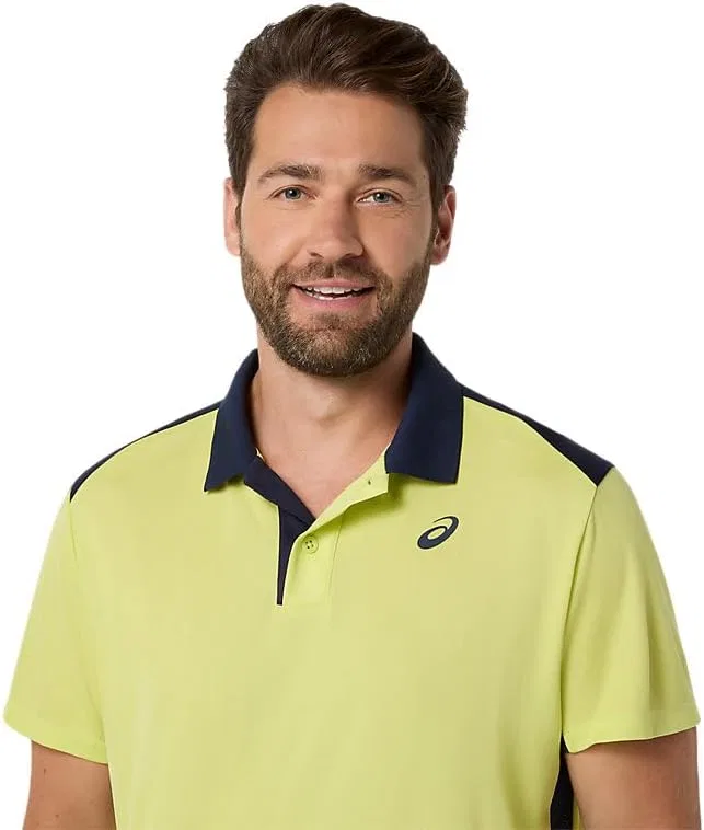 Мужская теннисная одежда ASICS Court Polo, Pistachio — фото 3