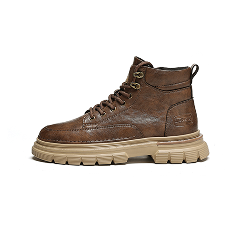 

Wolves • Family QUNLANGSHIJIA Короткие мартинсы мужские с коричневой флисовой подкладкой, цвет Brown Fleece-Lined