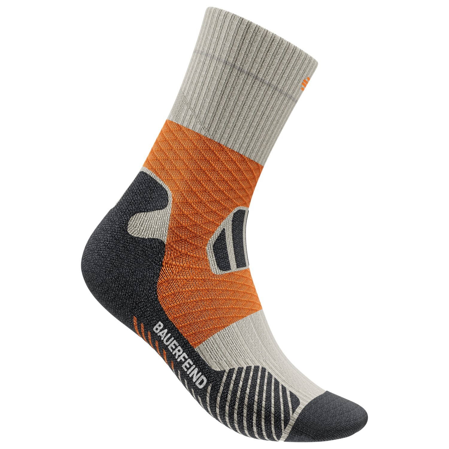 

Носки для бега Bauerfeind Sports Trail Run Mid Cut Socks, цвет Gravel Chalk