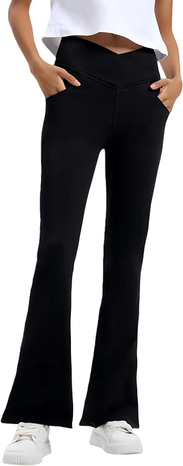 

Женские джинсы Flare, высокие, широкие