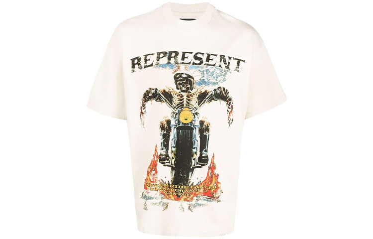 

Футболка мужская beige REPRESENT, бежевый