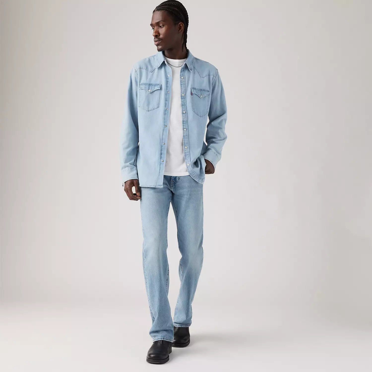 

Мужские джинсы 517 bootcut Levi's, цвет Its All Fun - Medium Wash - Stretch