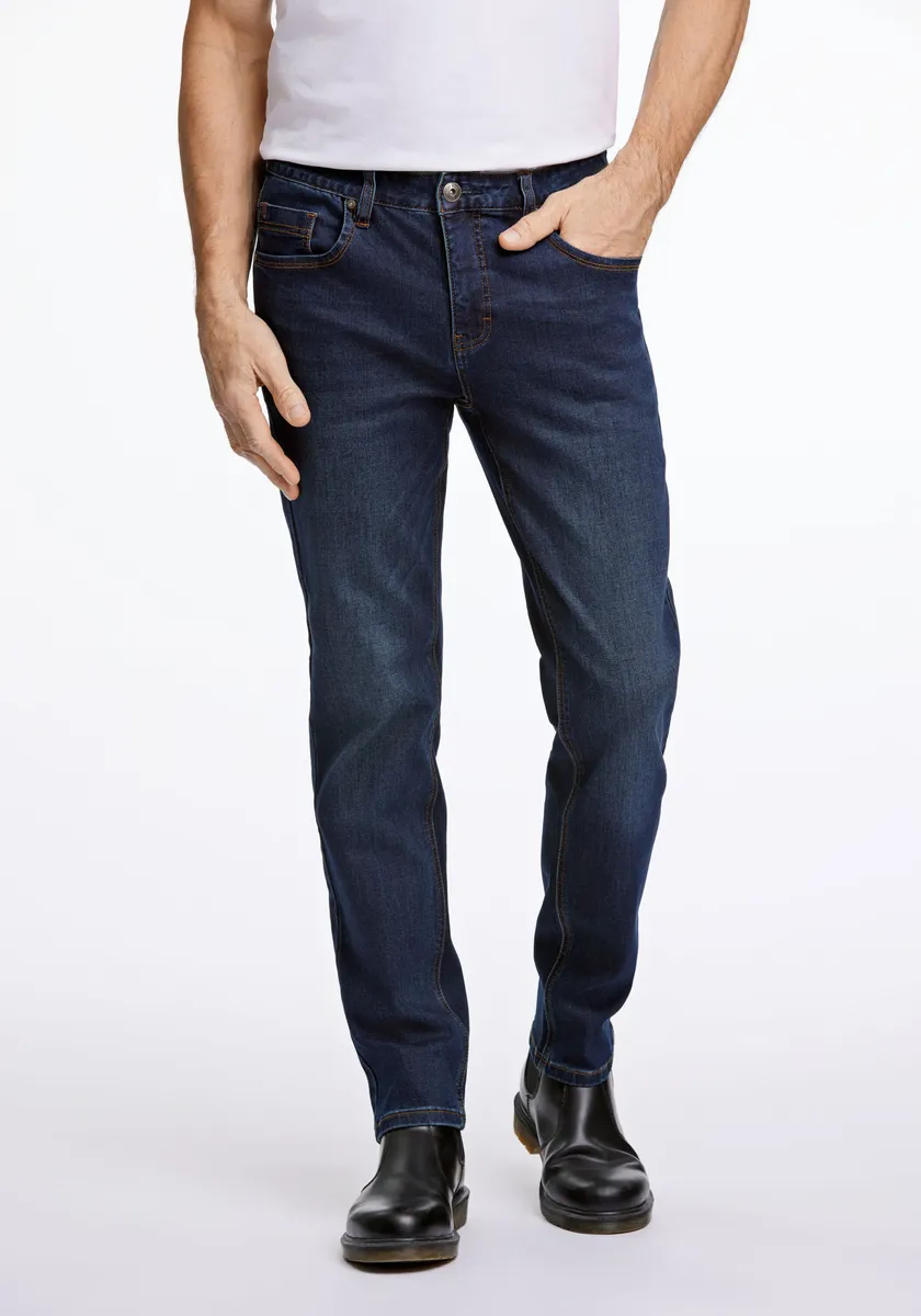 

Джинсы BISON с 5 карманами "BISON Jeans", цвет Dark Denim