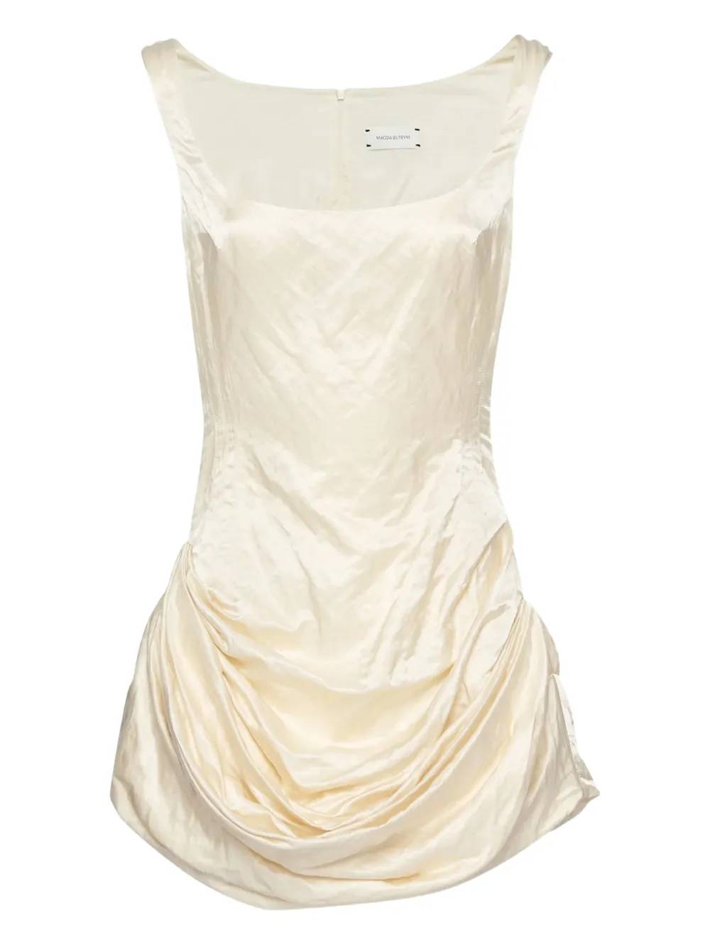 

Платье мини с драпировкой Magda Butrym, нейтральный