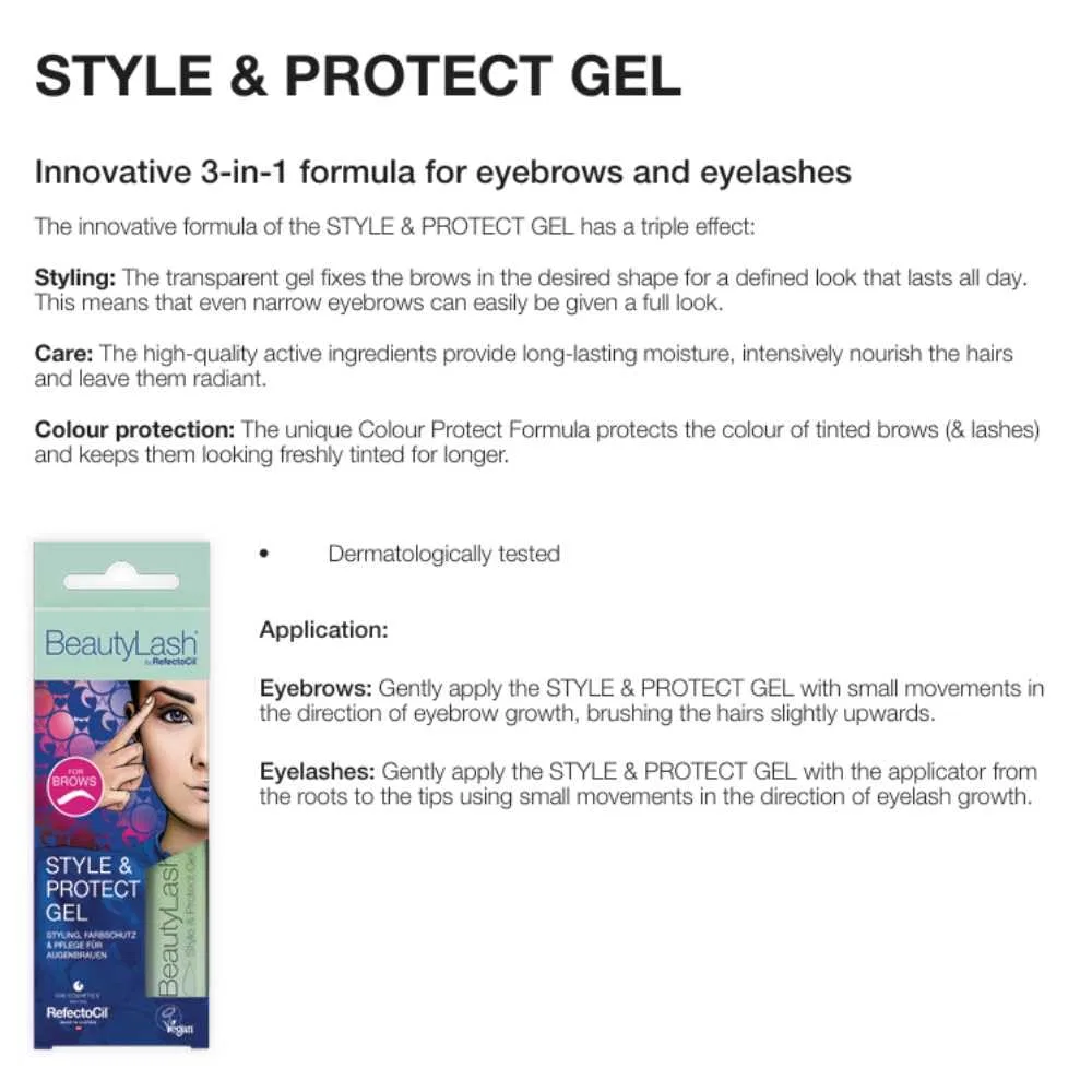 Гель для укладки и защиты ресниц «Style & Protect» от BeautyLash by RefectoCil Beautylash — фото 3