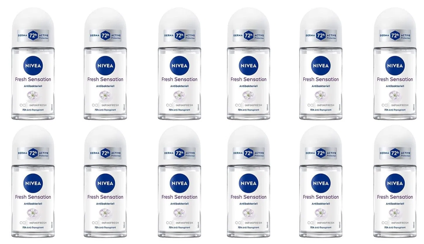 Дезодорант-антиперспирант-ролик Fresh Sensation от NIVEA, 50 мл, 12 штук Nivea