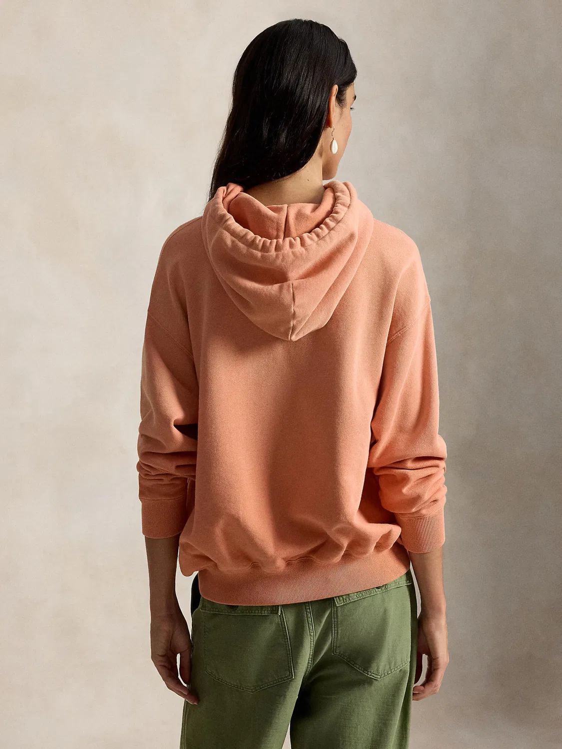 Толстовка Polo Ralph Lauren ISLAND кораллового цвета — фото 4