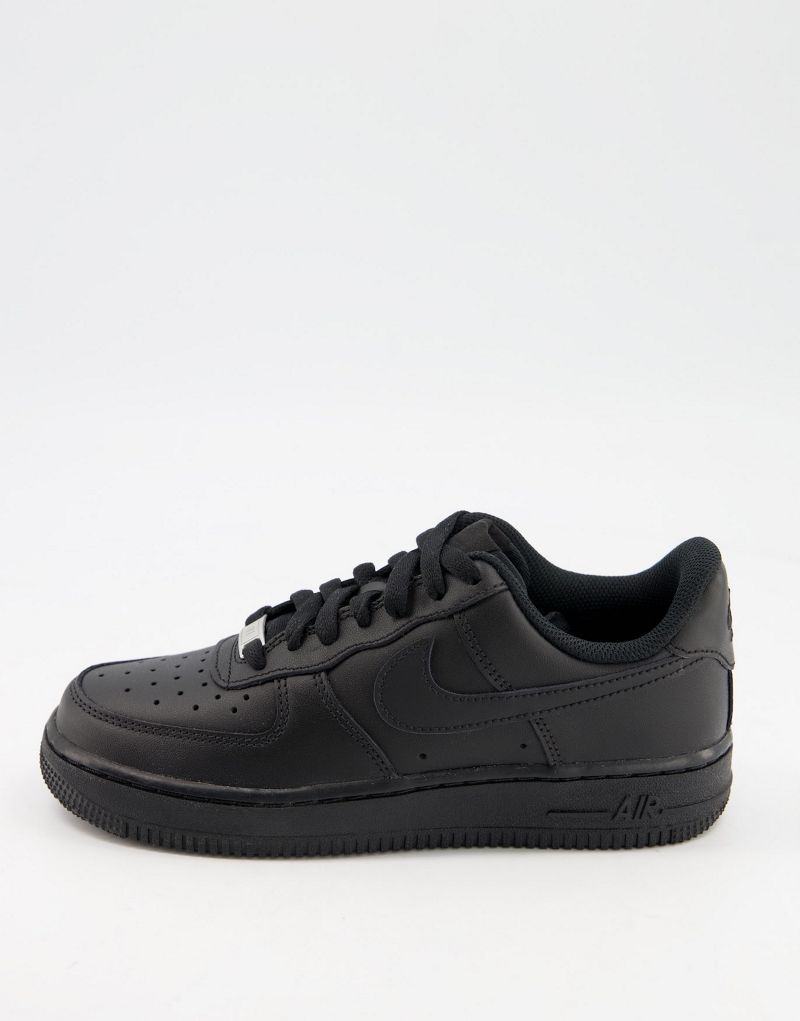 

Черные кроссовки Nike Air Force 1 '07, Черный, Черные кроссовки Nike Air Force 1 '07