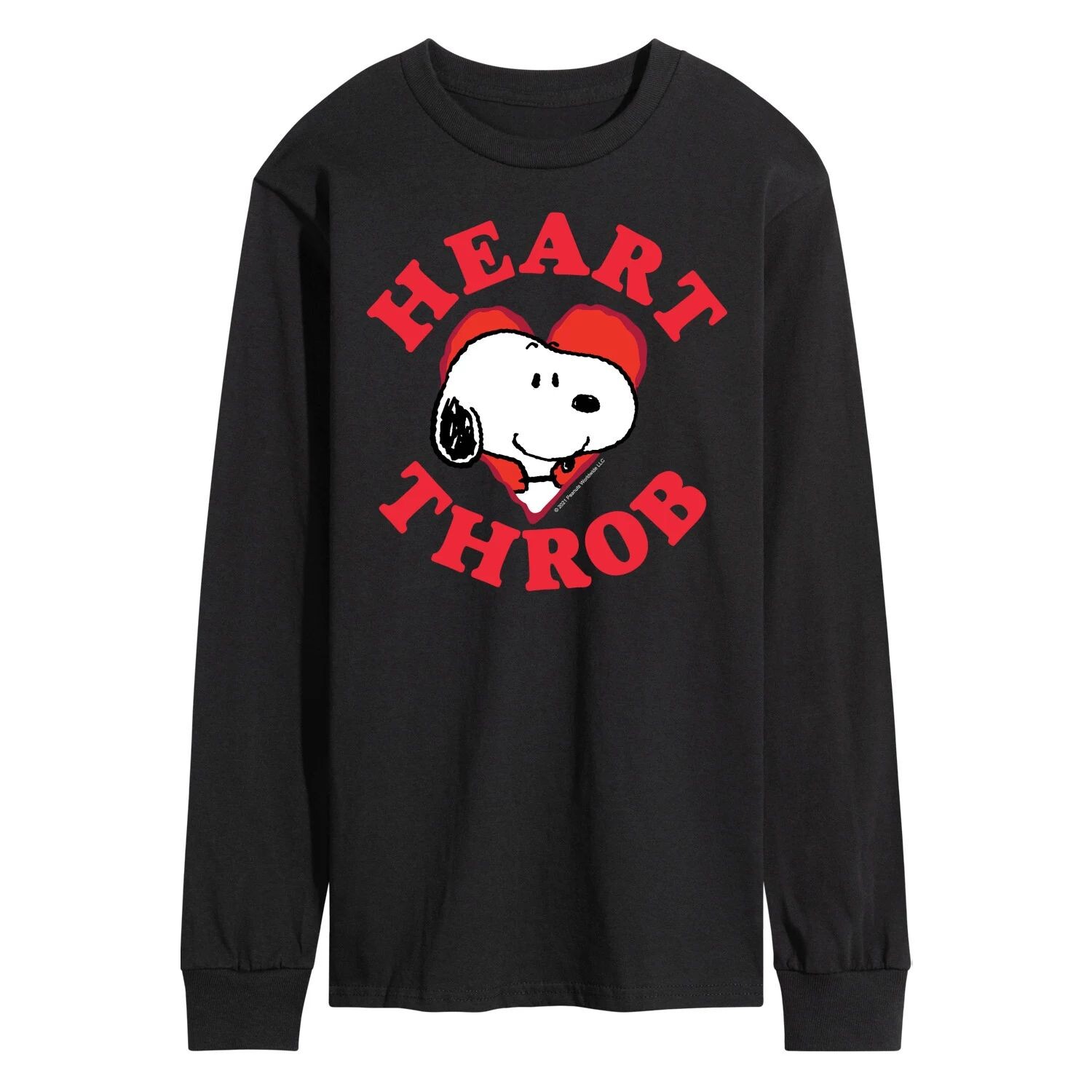 

Мужская футболка с длинным рукавом Peanuts Heartthrob Licensed Character