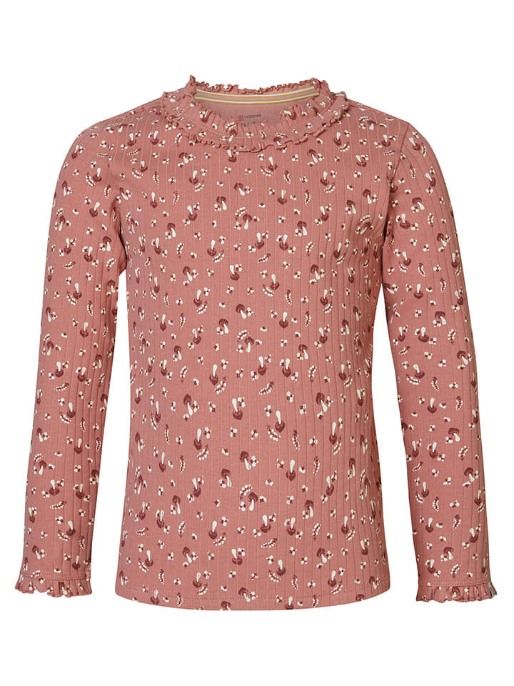 

Noppies Футболка с длинными рукавами «Джидон» старого розового цвета