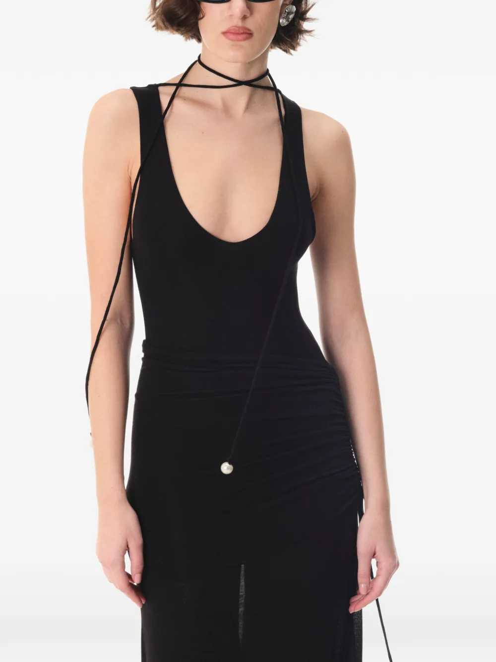 

Боди с завязками Manuri, черный