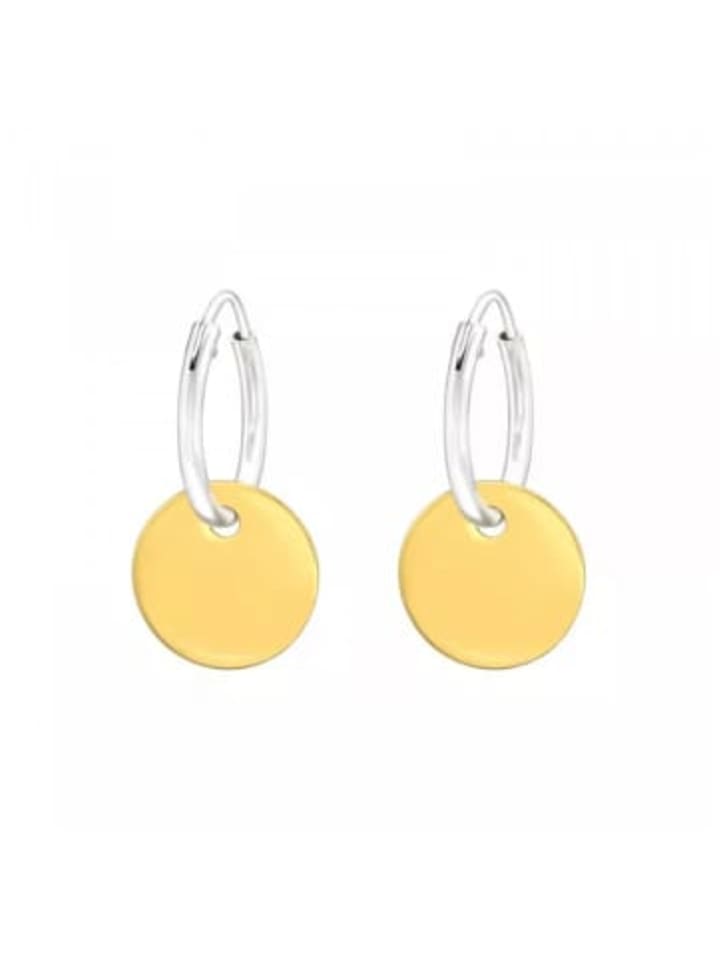 

Alexander York Серьги-подвески GEO из золота, изготовлены из серебра 925 пробы, комплект из двух серебряных элементов