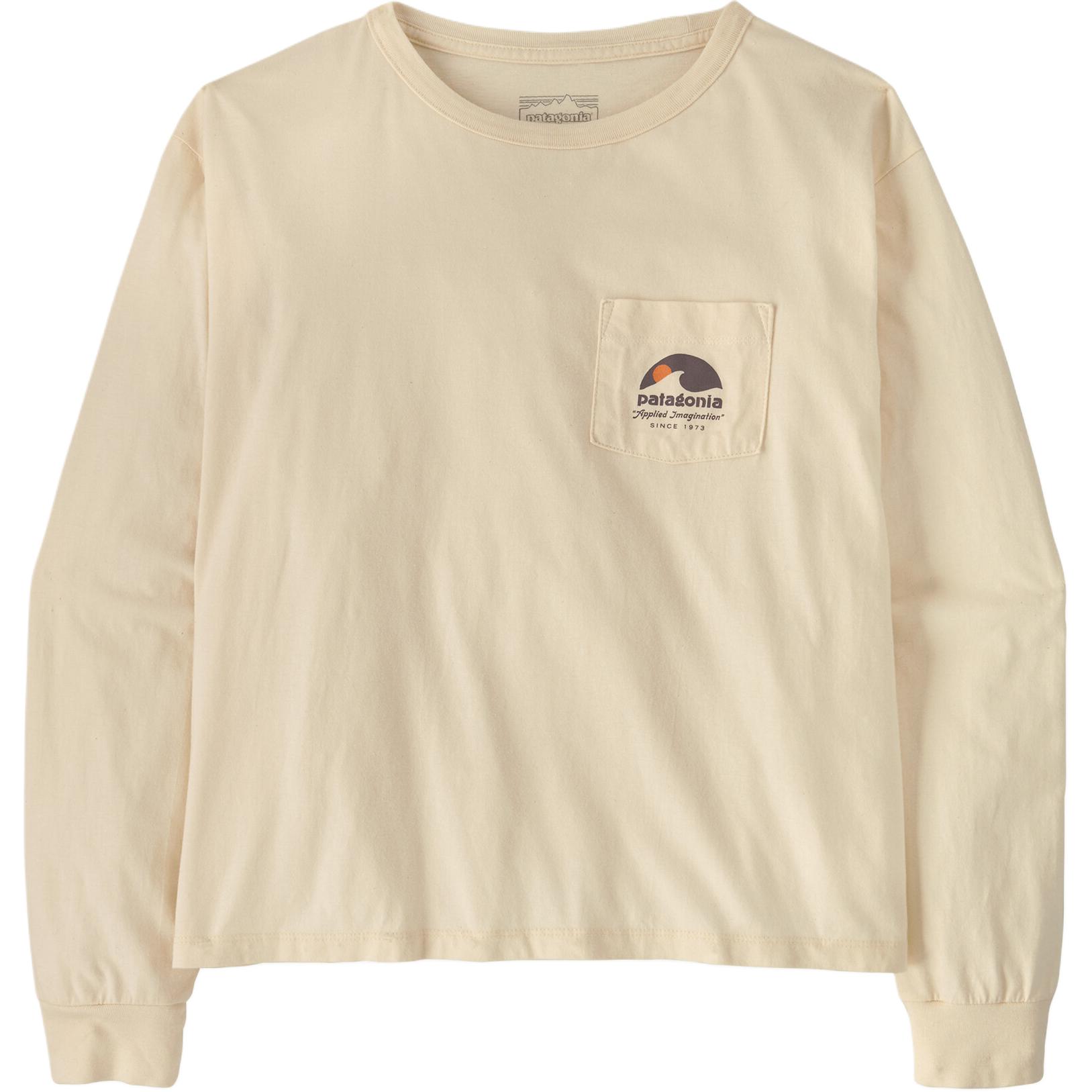 

Органическая футболка с рукавом дроп-шолдер женская Patagonia, Natural Color/Udnl