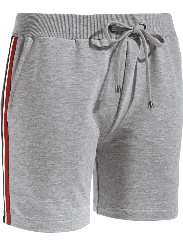 

Erwin Müller Спортивные брюки для отдыха, короткие, серого меланжевого цвета