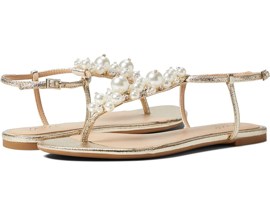 

Сандалии Jewel Badgley Mischka Larissa, цвет Light Gold