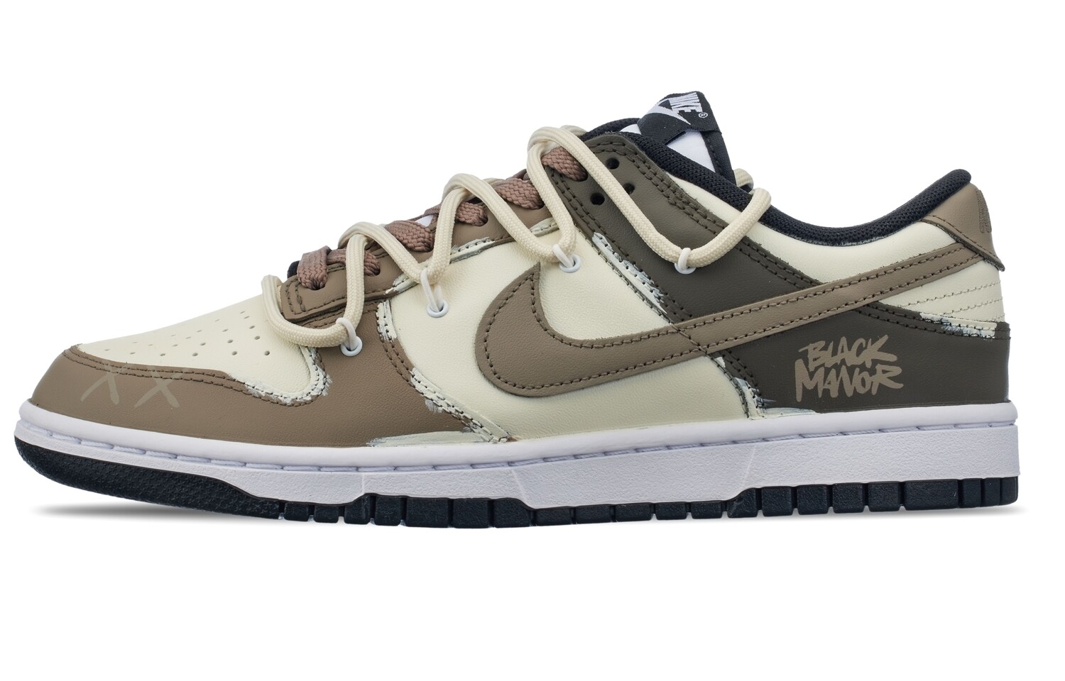 

Кроссовки Nike Dunk Skateboarding Shoes Unisex Low-top Beige/Brown, цвет Coffee