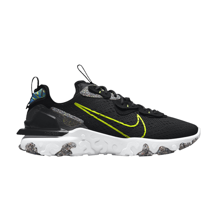 

Кроссовки Nike React Vision 'Black Volt', черный