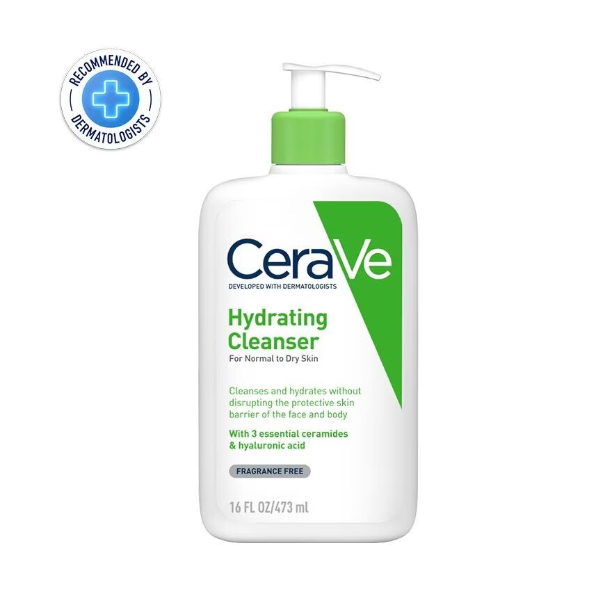 

Cerave CeraVe увлажняющее очищающее средство для лица 473 мл, White/Dark green