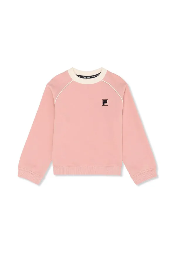 Одежда pratolino, свободная толстовка с круглым вырезом Fila, Mellow Rose-Egret