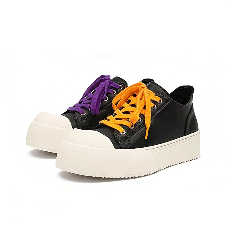 

WJA Низкие унисекс скейтборд кроссовки Black с противоскользящей подошвой, амортизацией, устойчивостью к ударам и истиранию