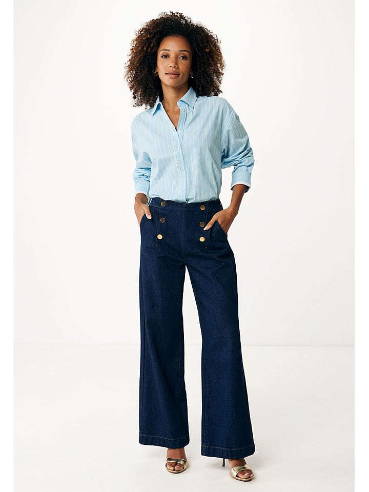 

Mexx Рубашка светло-голубого/белого/зеленого цвета