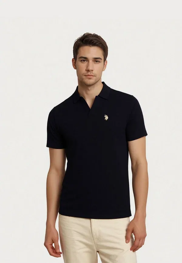 Поло с коротким рукавом U.S. Polo Assn., черный