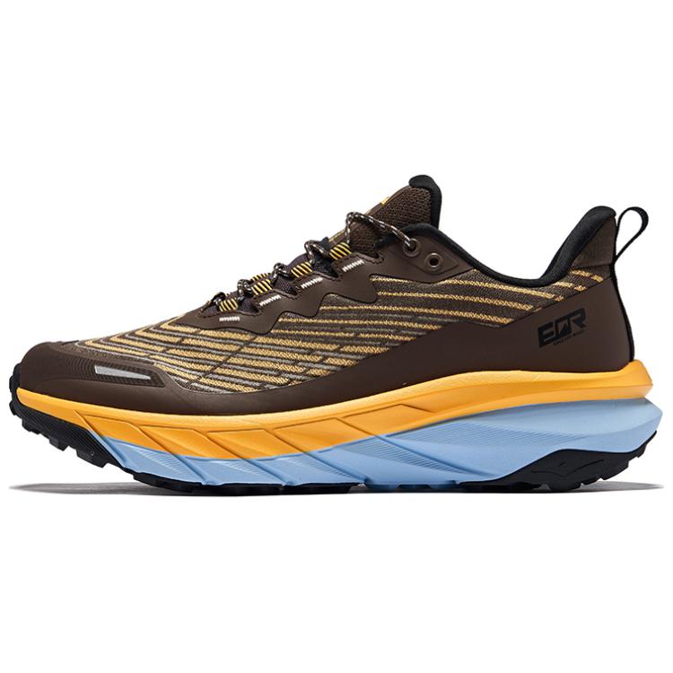 

Erke Кроссовки Aspect Low-top мужские, цвет Deep Sandalwood, флуоресцентный сладкий апельсин