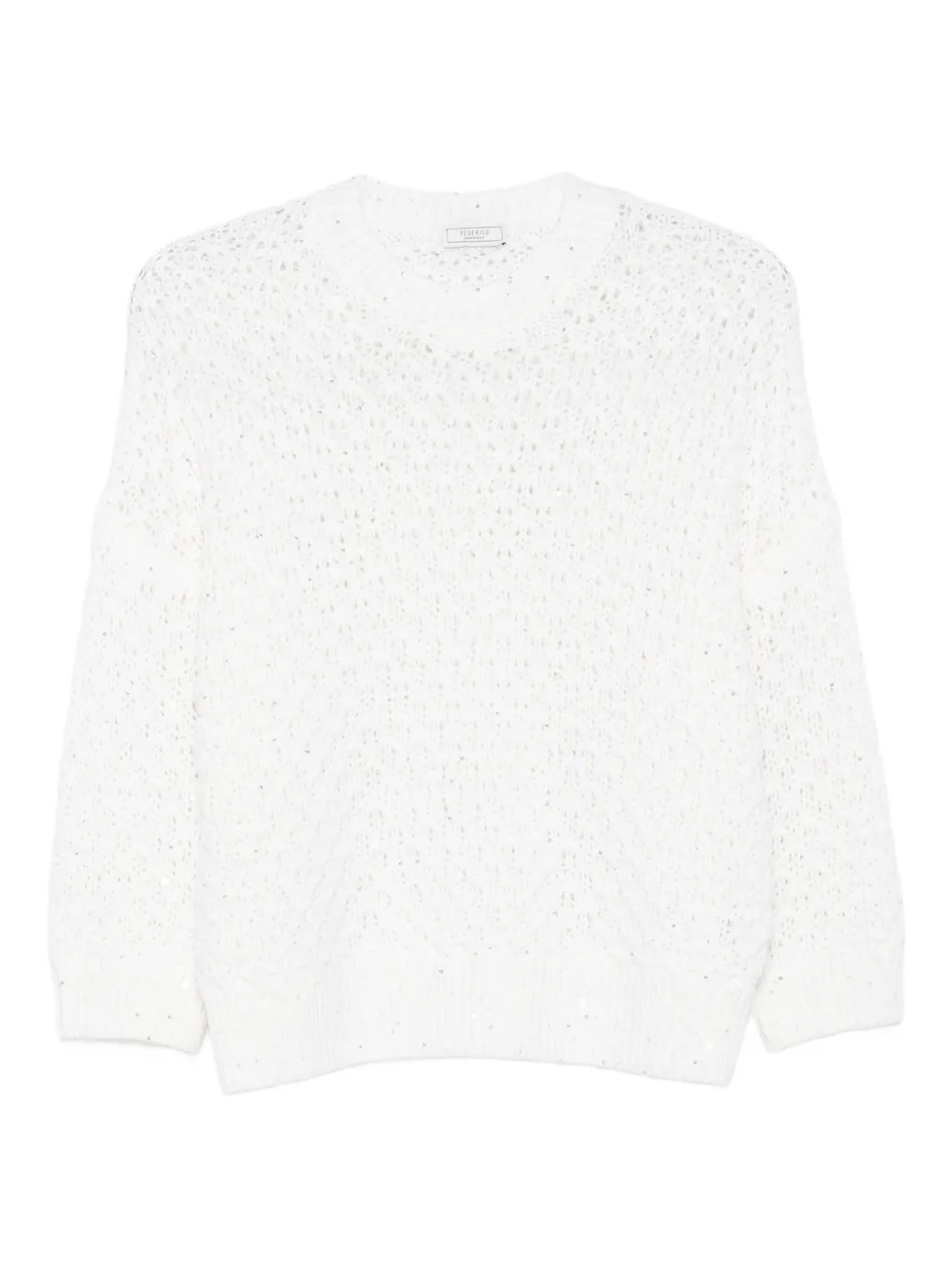 

Свитер фактурной вязки Peserico, нейтральный