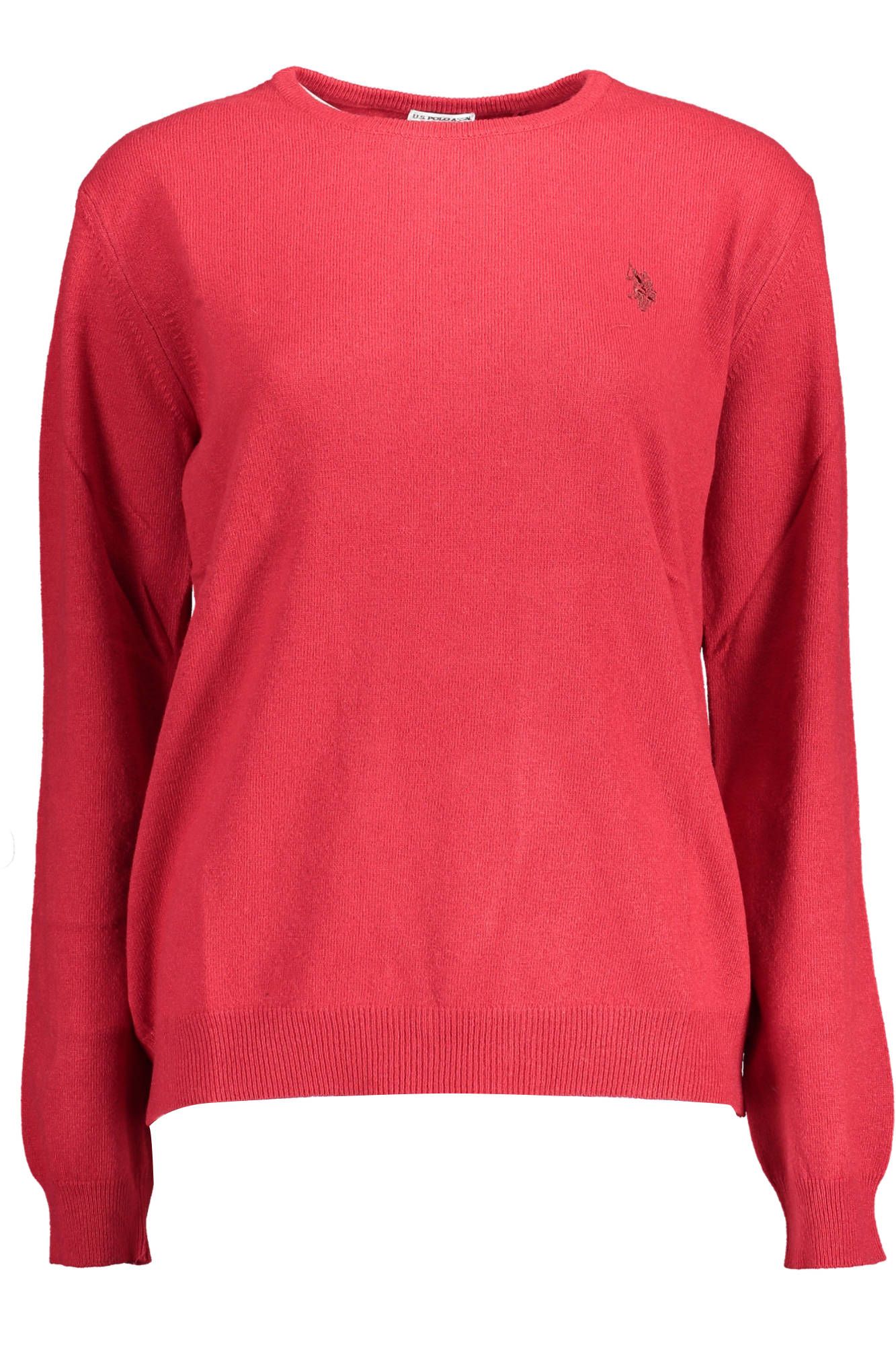 

Красный шерстяной женский свитер U.S. Polo Assn.