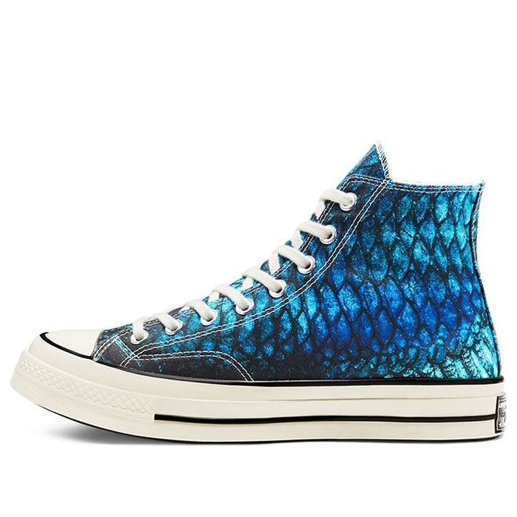

Кроссовки Converse Animal Print Chuck 1970s 'Blue White' 167486C, синий