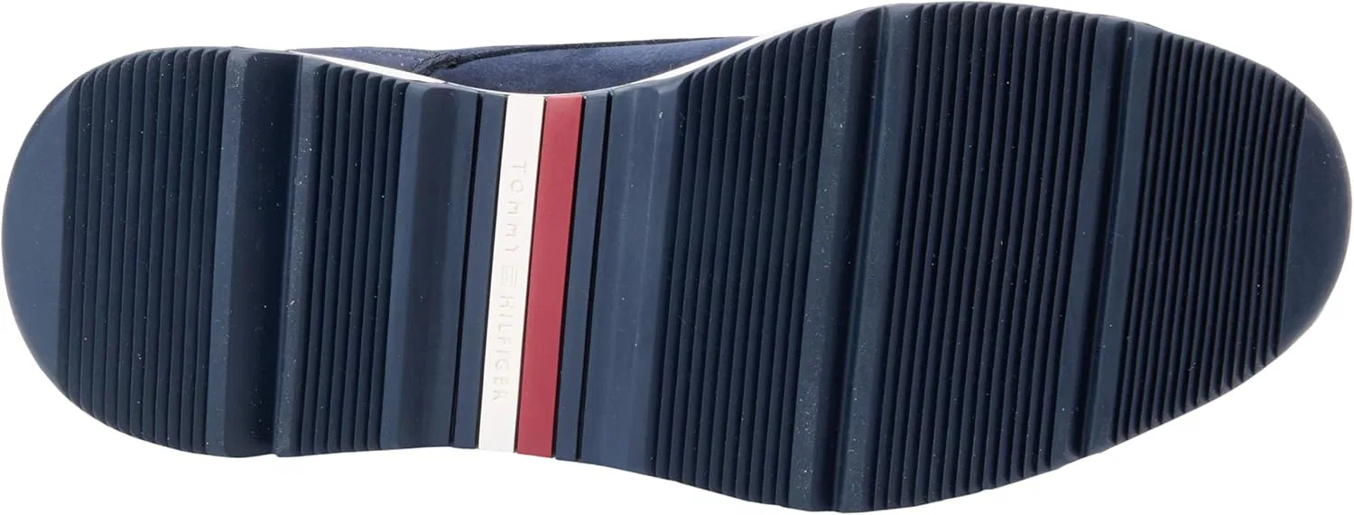 Мужские кожаные туфли Tommy Hilfiger Driver Shoe Mix Hybrid Leather Shoe, Desert Sky — фото 2