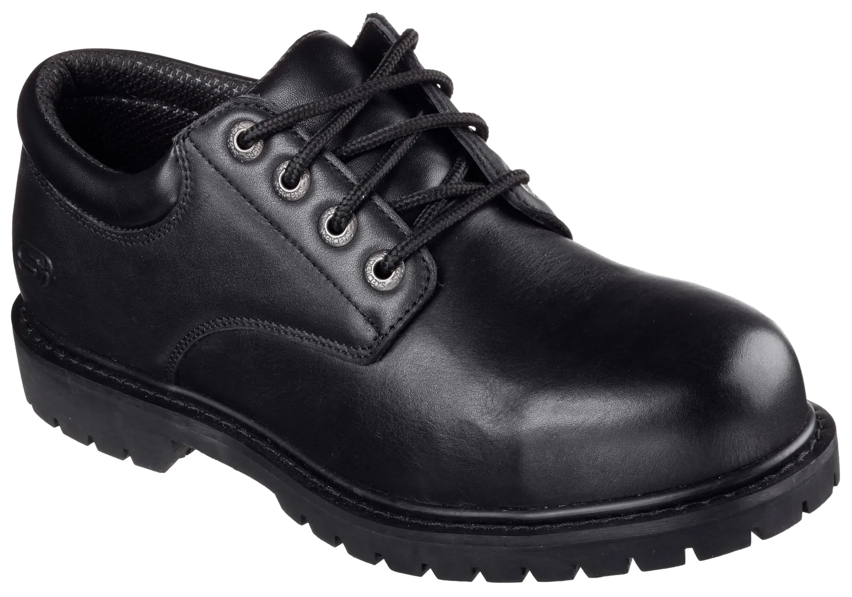 Рабочая обувь Skechers "Cottonwood-Elks SR Lace-up Shoes", обувь на шнуровке для общественного питания с удобной функцией пены с эффектом памяти, черный — фото 4