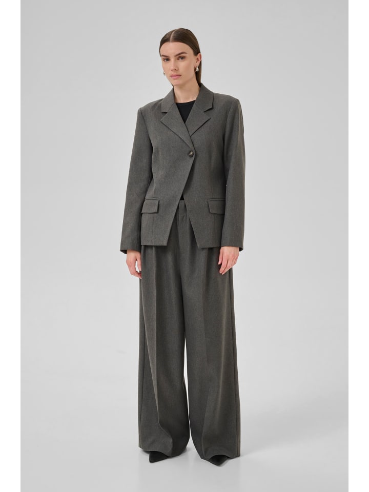 

My Essential Wardrobe Блейзер Blazer SpaceMW Tight fit in Dark Shadow